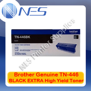 Brother Genuine TN-446BK BLACK EXTRA High Yield Toner Cartridge for HL-L8360CDW/HL-L9310CDW/MFC-L8900CDW/MFC-L9570CDW (6.5K)